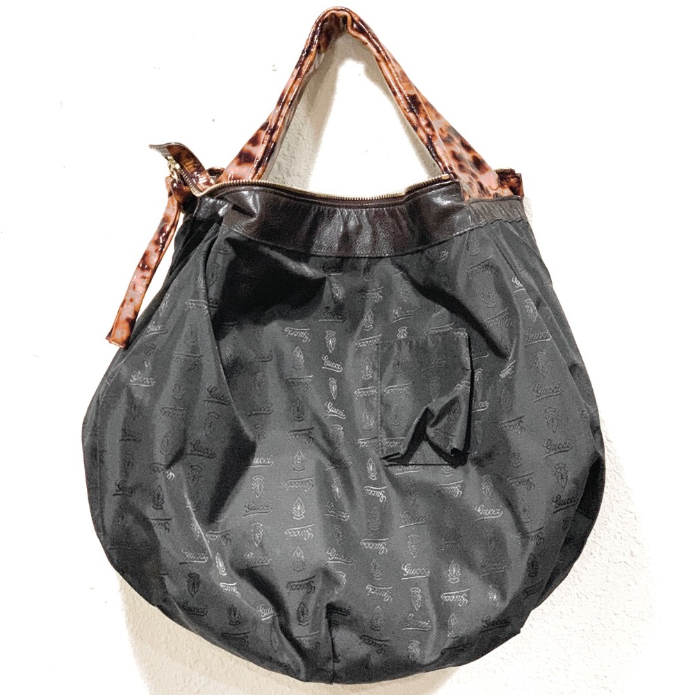 Gucci Brown Leopard Boho Shoulder Bag - Picture 8 of 15